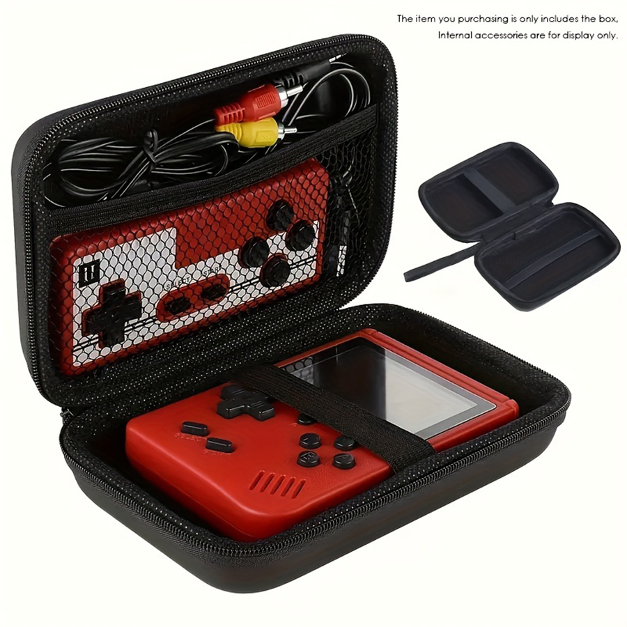 Retro Gaming Cable - คอนโซลเกมมือถือกระเป๋าถือ,ป้องกัน Travel Retro Mini Player กล่องสําหรับสายชาร์จ,Earpods,แบตเตอรี่