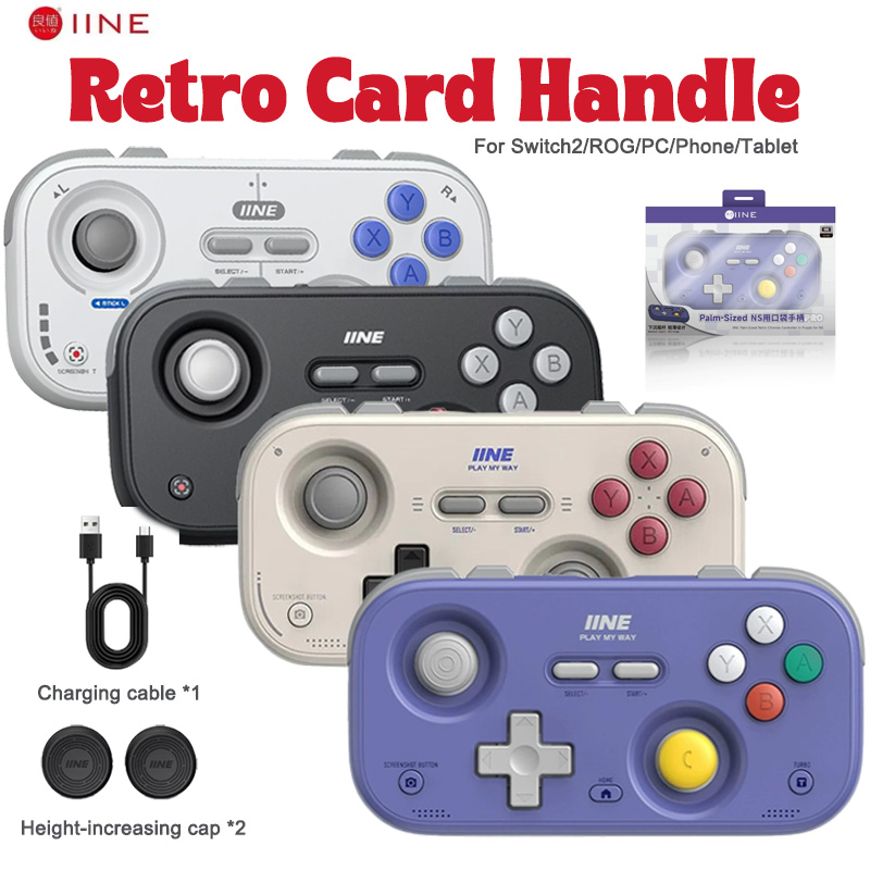 Retro Gaming Cable - คอนโทรลเลอร์เกมพกพา IINE Mini Pocket Retro สำหรับ
