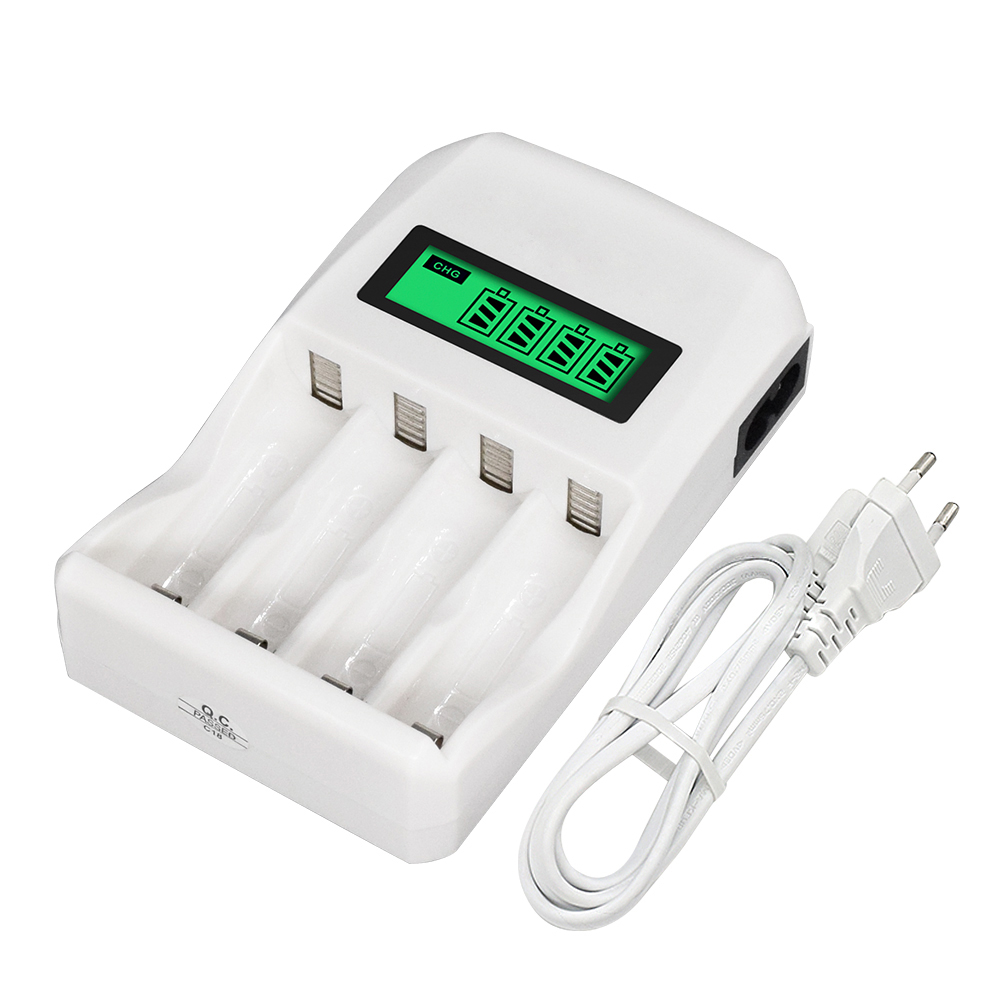 Rechargeable Battery Aa - เครื่องชาร์จแบตเตอรี่ PALO 1.2V 4 ช่อง พร้อมหน้าจอ