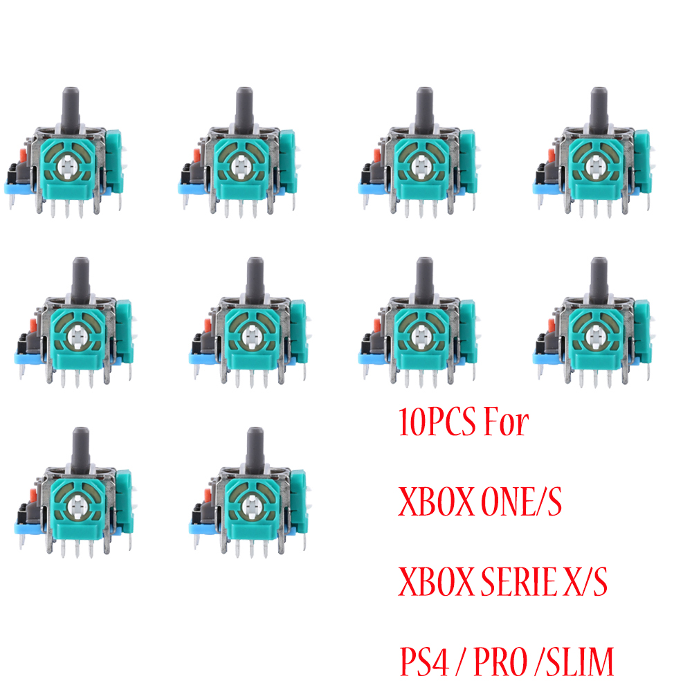 Retro Gaming Xbox 360 - 10Pcs 3D Analog จอยสติ๊กเปลี่ยนเซ็นเซอร์โมดูล Potentiometer สำหรับ