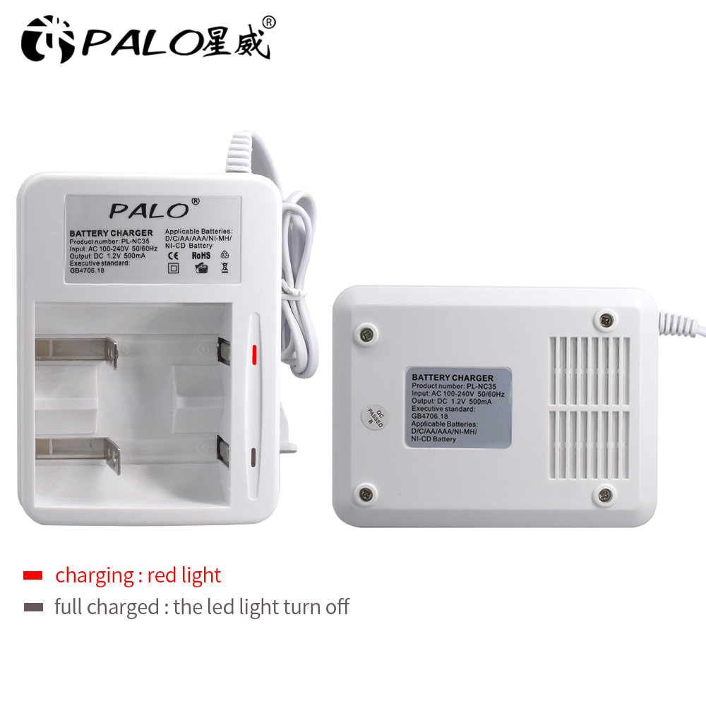 Rechargeable Battery Aa - Palo เครื่องชาร์จอัจฉริยะสำหรับ1.2V Ni-MH Ni-Cd AA AAA