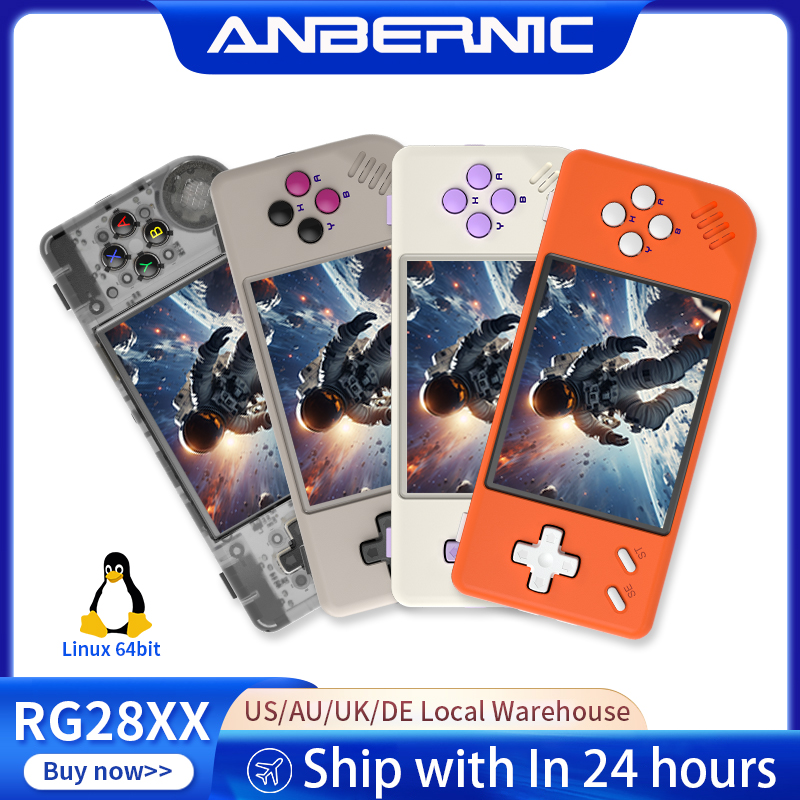 Retro Gaming Mobile - ANBERNIC RG28XX เครื่องเล่นเกมพกพาแบบเรโทร ระบบปฏิบัติการลินุกซ์ 64 บิต