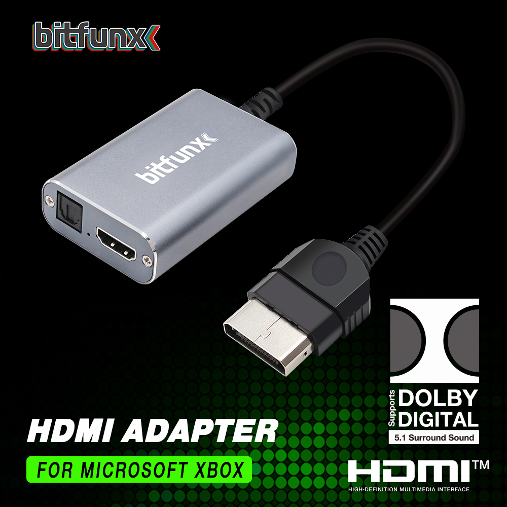 Retro Gaming Cable - บิตฟันซ์ แอลเอ็มดีเอ็มเอ็ม ™ อะแดปเตอร์สำหรับคอนโซลเกมย้อนยุค XBOX คลาสสิก