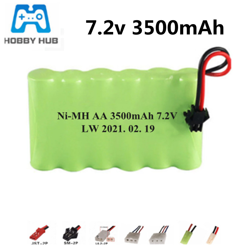 Rechargeable Battery Aa - 7.2 V 3500Mah AA แบตเตอรี่ Ni-MH