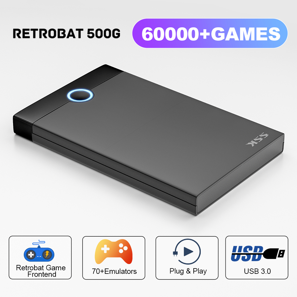 Retro Gaming Mini Pc - KINHANK Super Console X Retrobat เกมฮาร์ดดิสก์