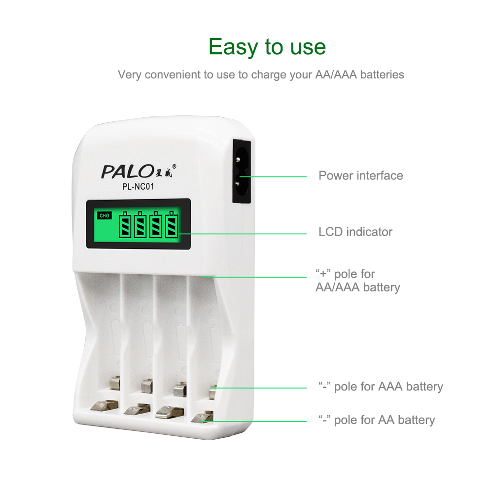 เครื่องชาร์จแบตเตอรี่ PALO 1.2 - Rechargeable Battery Aa บทวิจารณ์และราคา