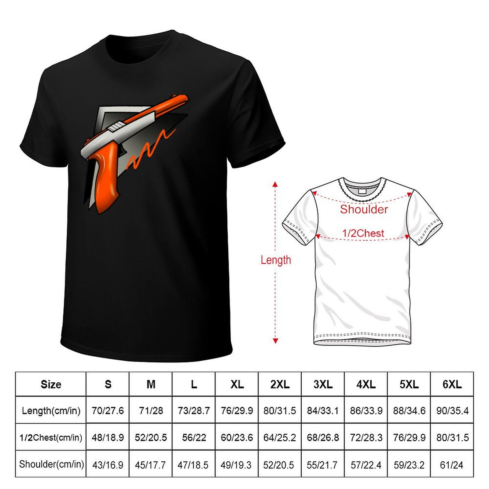 เสื้อยืดลายกราฟิกสุดเท่ แขนสั้ - Retro Gaming Light Gun บทวิจารณ์และราคา