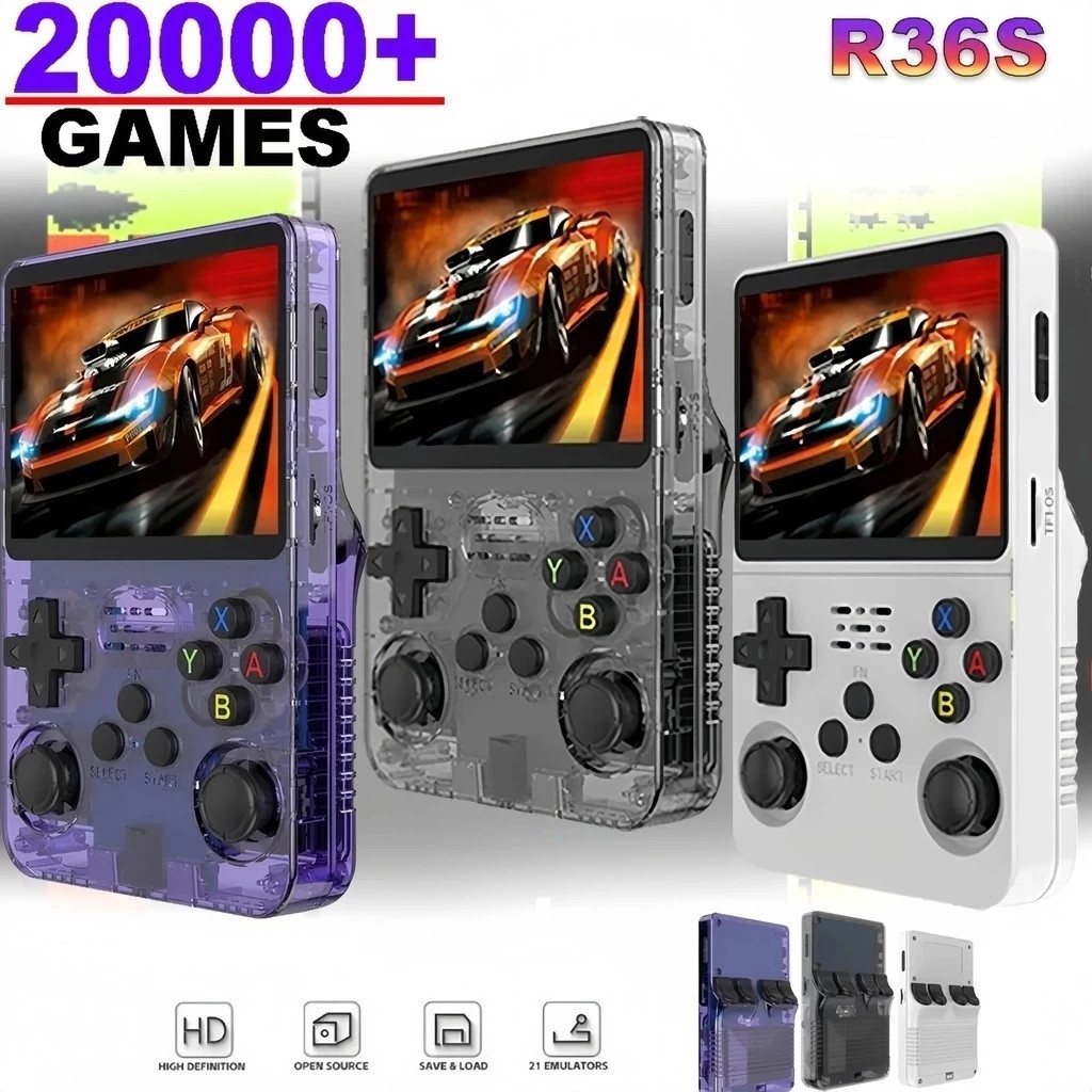 เครื่องเล่นเกมพกพา Mini R36S ร - Retro Gaming Xbox 360 บทวิจารณ์และราคา