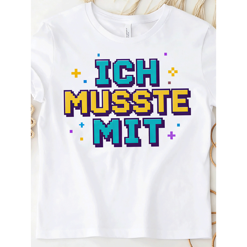 ฉันต้องใช้เสื้อยืดลายมีมภาษาเย - Retro Gaming Font บทวิจารณ์และราคา