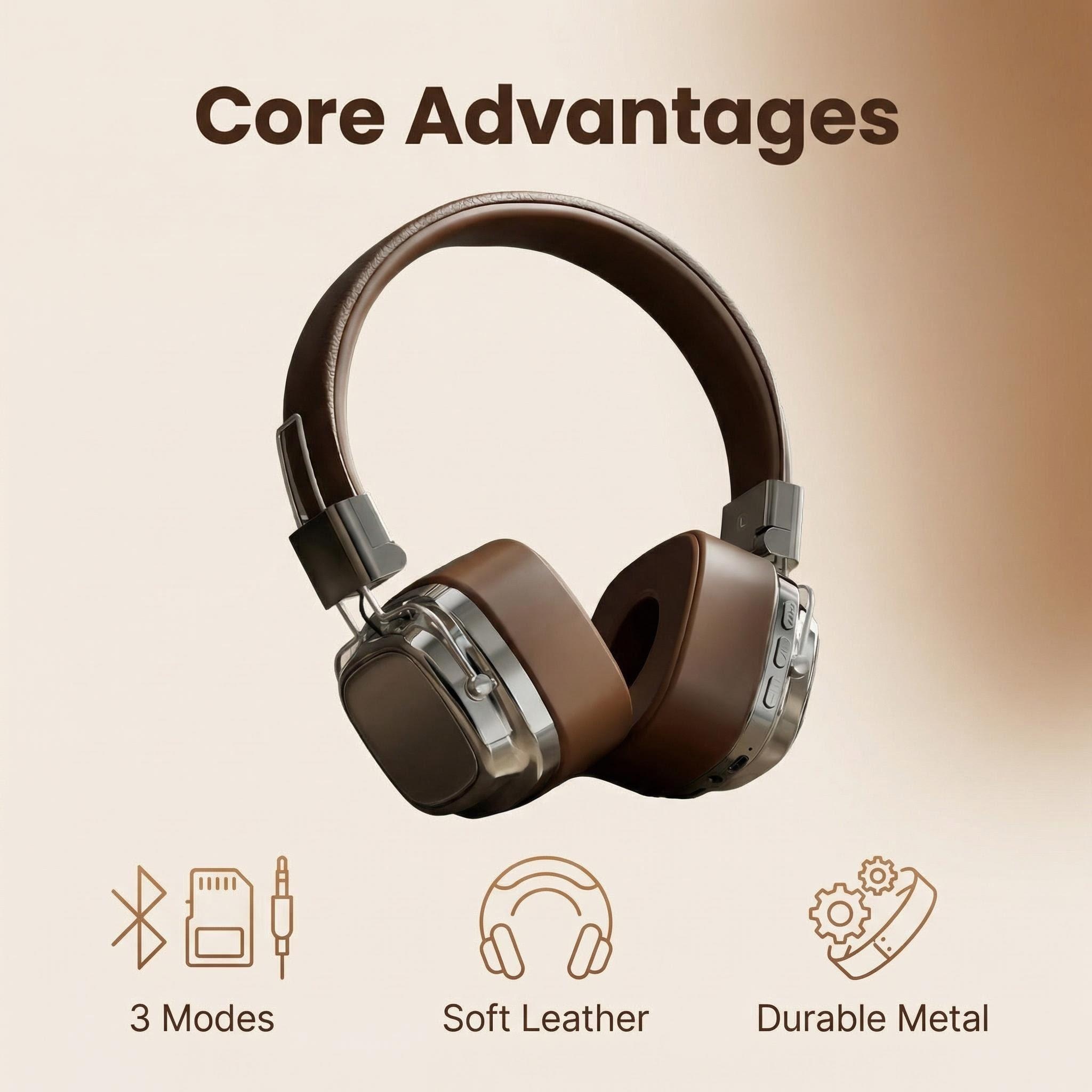 หูฟังแบบครอบหูหนังสไตล์เรโทรไร - Retro Gaming Cable บทวิจารณ์และราคา