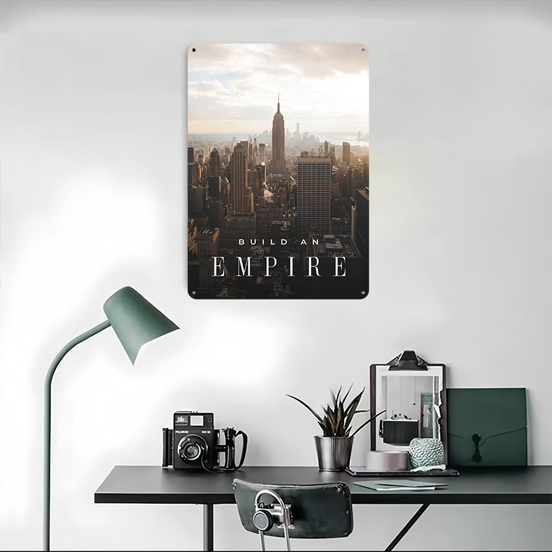 โปสเตอร์โลหะ Build An Empire ง - Retro Gaming Empire บทวิจารณ์และราคา