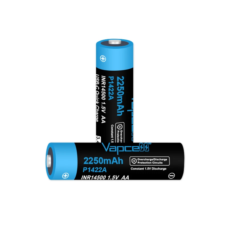 แบตเตอรี่ชาร์จ USB-C Vapcell P - Rechargeable Battery Aa บทวิจารณ์และราคา