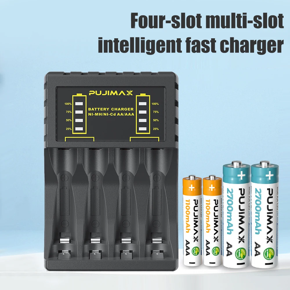 AA/AAA แบตเตอรี่เครื่องชาร์จ 4 - Rechargeable Battery Aa บทวิจารณ์และราคา