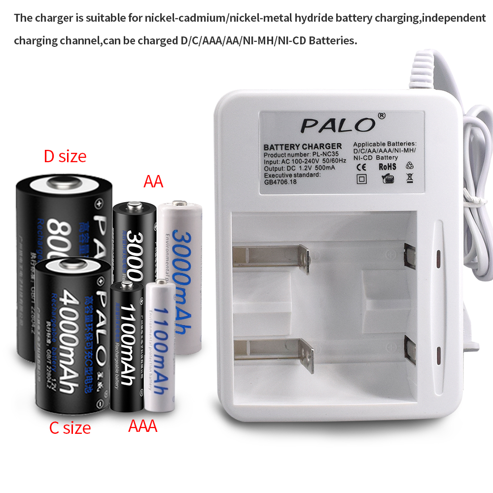 Palo เครื่องชาร์จอัจฉริยะสำหรั - Rechargeable Battery Aa บทวิจารณ์และราคา