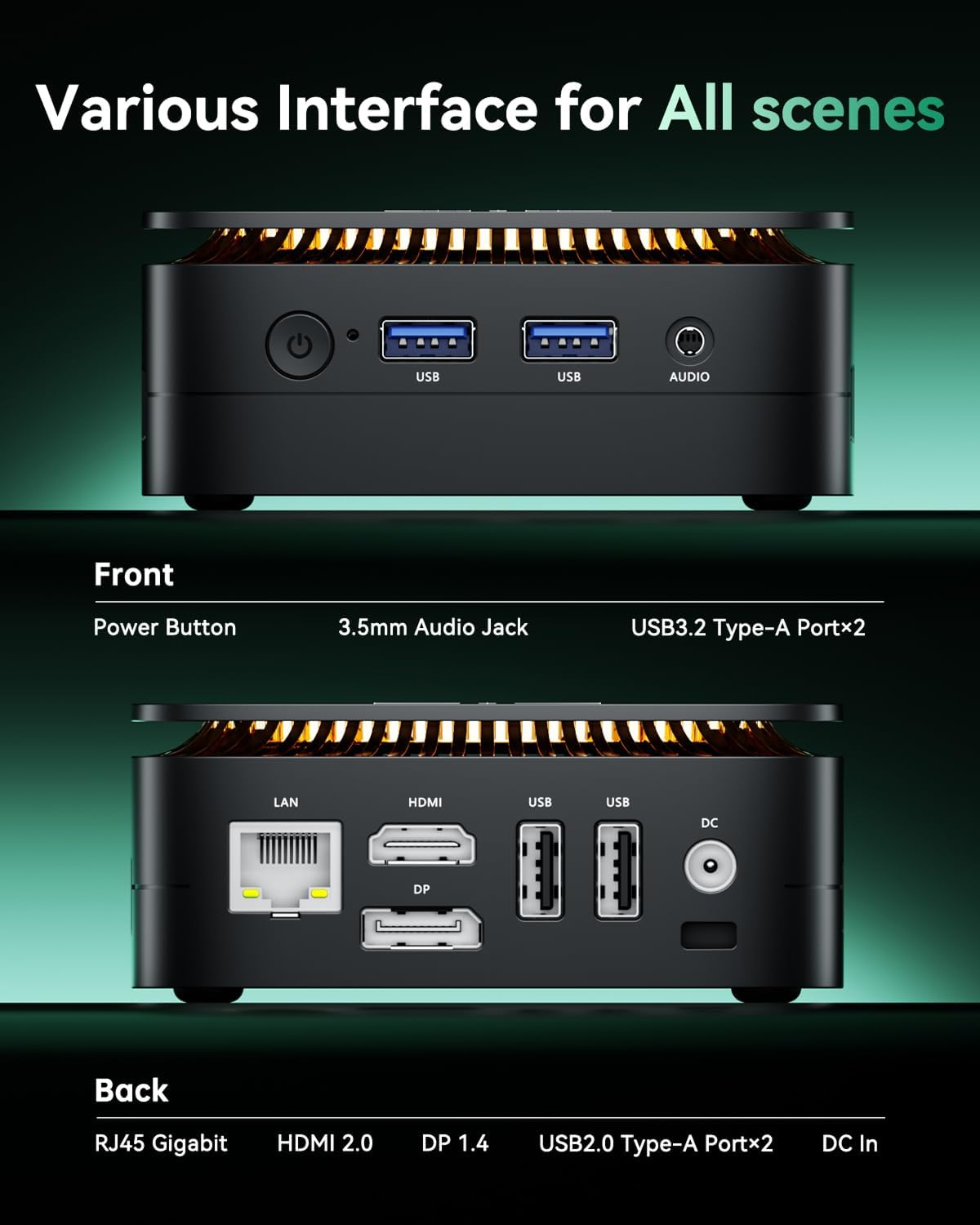 คอมพิวเตอร์ขนาดเล็ก KAMRUI AMD - Retro Gaming Mini Pc บทวิจารณ์และราคา