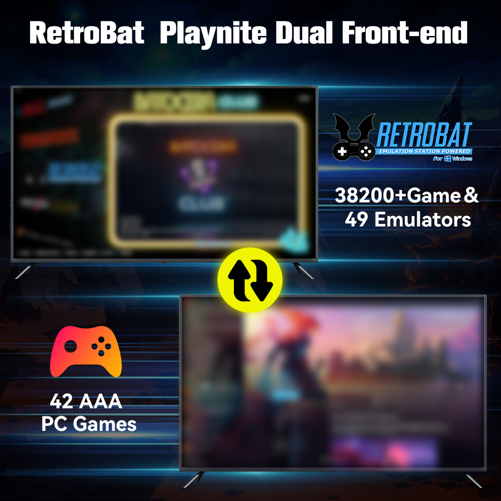 Retrobat & Playnite ระบบ HDD ค - Retro Gaming Mini Pc บทวิจารณ์และราคา