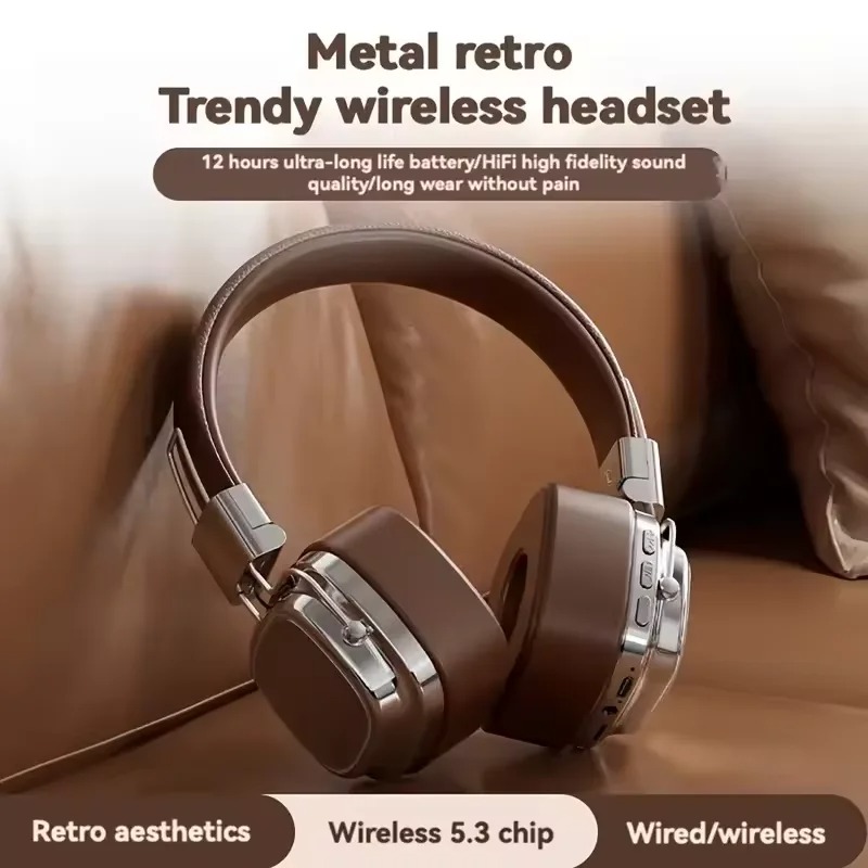 หูฟังบลูทูธไร้สายแบบพับได้รุ่น - Retro Gaming Cable บทวิจารณ์และราคา