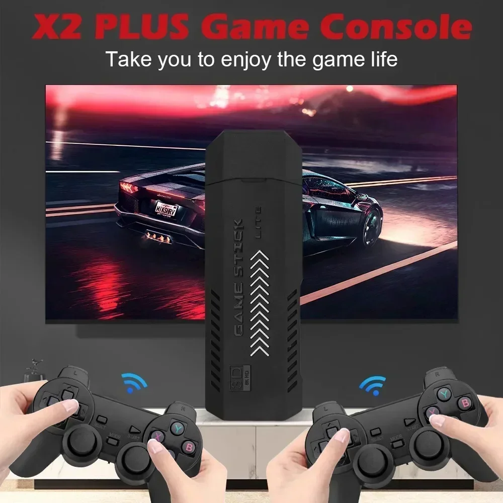 X2Plus Retro 4K 3D HD เกมสติ๊ก - Retro Gaming Game Stick บทวิจารณ์และราคา