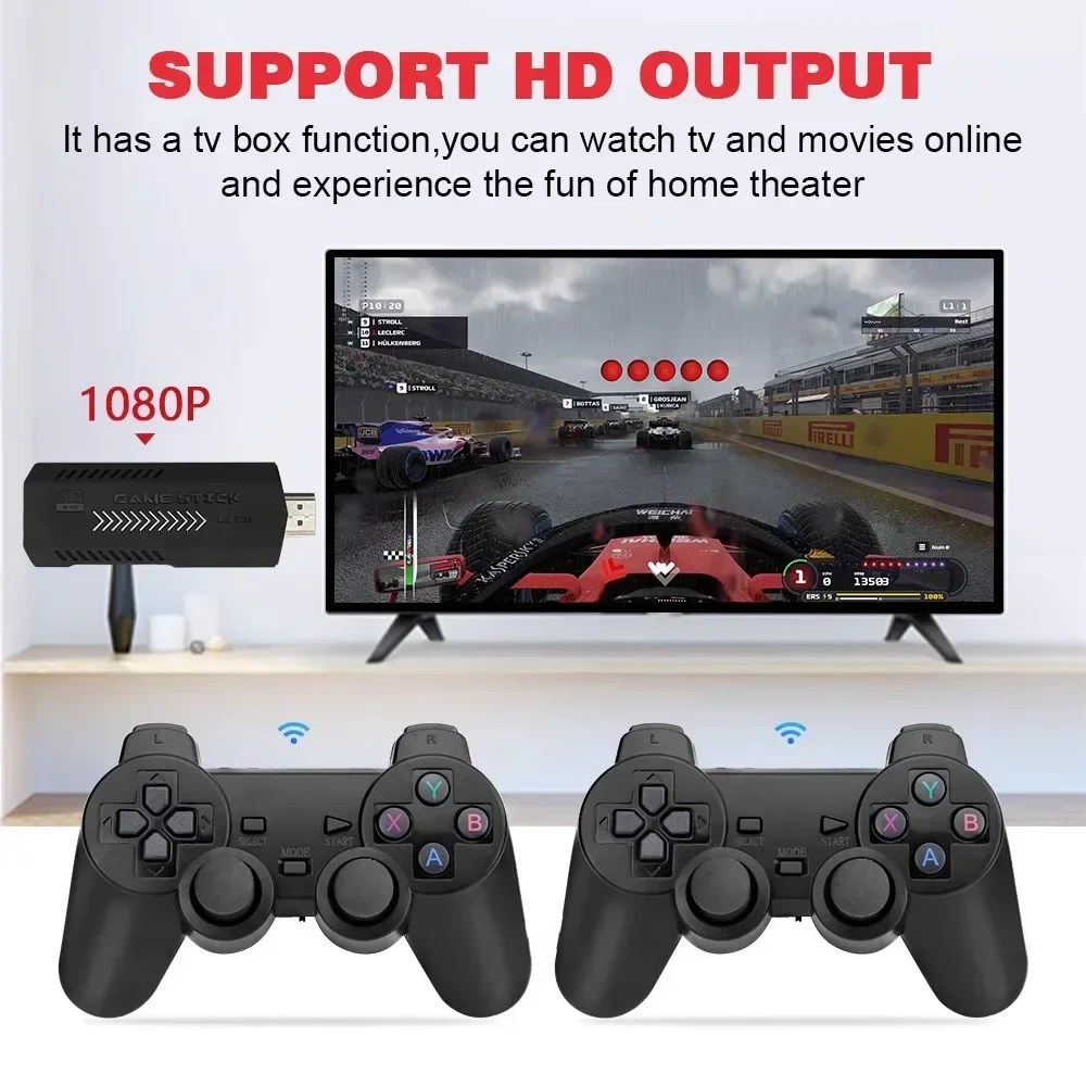 X2Plus Retro 4K 3D HD เกมสติ๊ก - Retro Gaming Game Stick บทวิจารณ์และราคา