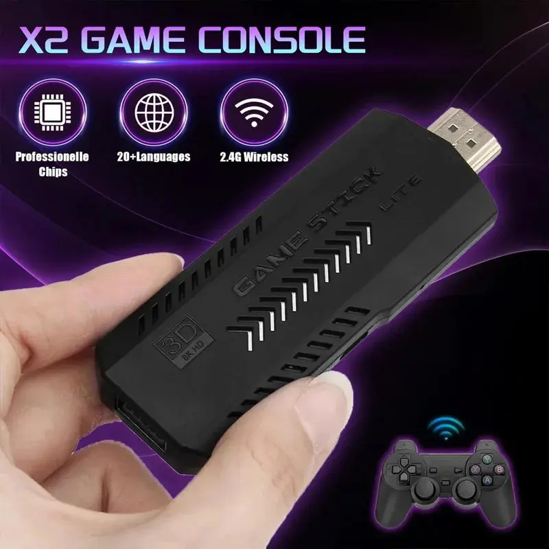 เครื่องเล่นเกม X2 PLUS Retro 6 - Retro Gaming Game Stick บทวิจารณ์และราคา