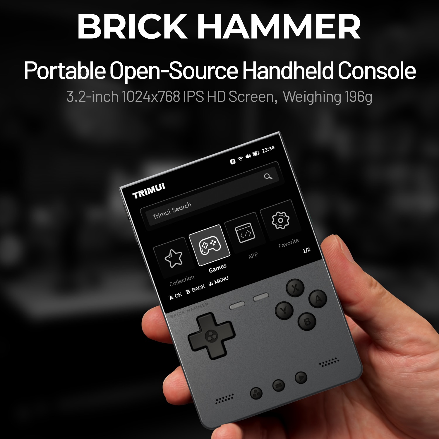 เครื่องเล่นเกมพกพา TRIMUI BRIC - Retro Gaming Mobile บทวิจารณ์และราคา