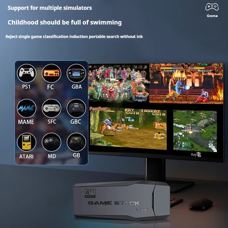 M8 คอนโทรลเลอร์เกมไร้สาย 2.4G  - Retro Gaming Game Stick บทวิจารณ์และราคา