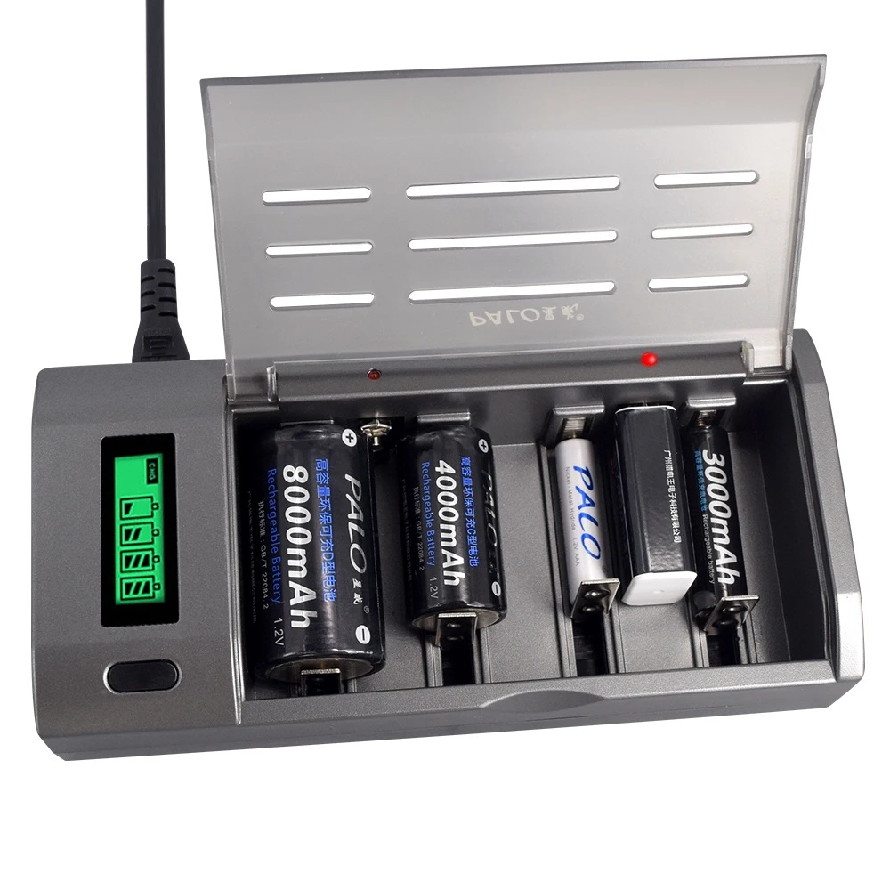 PALO 4 ช่องจอแสดงผล LCD เครื่อ - Rechargeable Battery Aa บทวิจารณ์และราคา