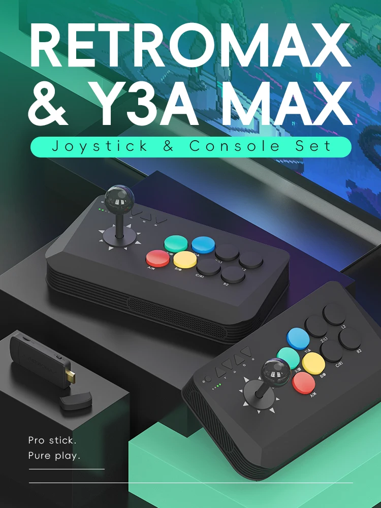 จอยสติ๊กไร้สาย Y3A Max สำหรับเ - Retro Gaming Game Stick บทวิจารณ์และราคา
