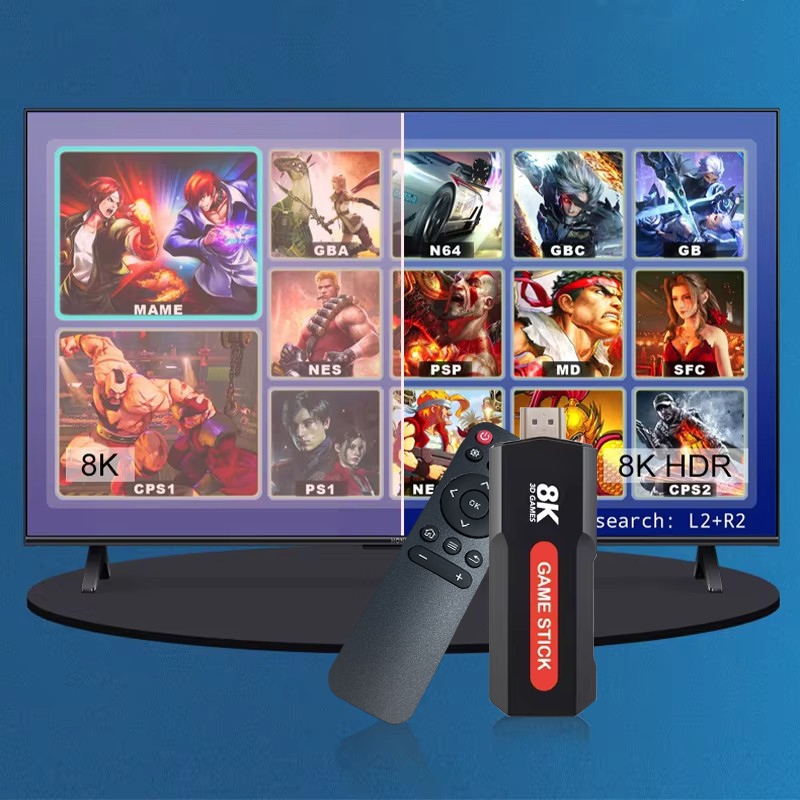 X2 เกมสติ๊ก HD 4K 8K 3D คอนโซล - Retro Gaming Game Stick บทวิจารณ์และราคา