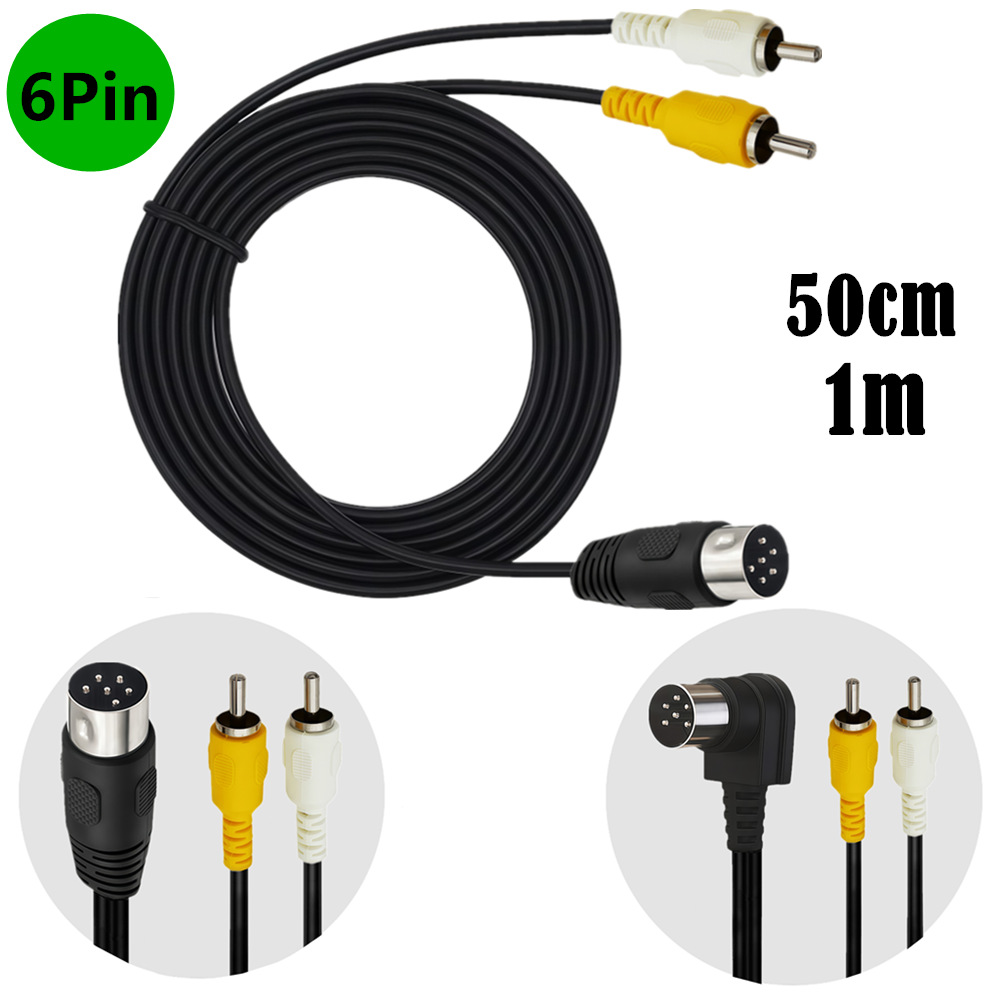 สายสัญญาณ AV คอมโพสิต DIN 6 พิ - Retro Gaming Cable บทวิจารณ์และราคา