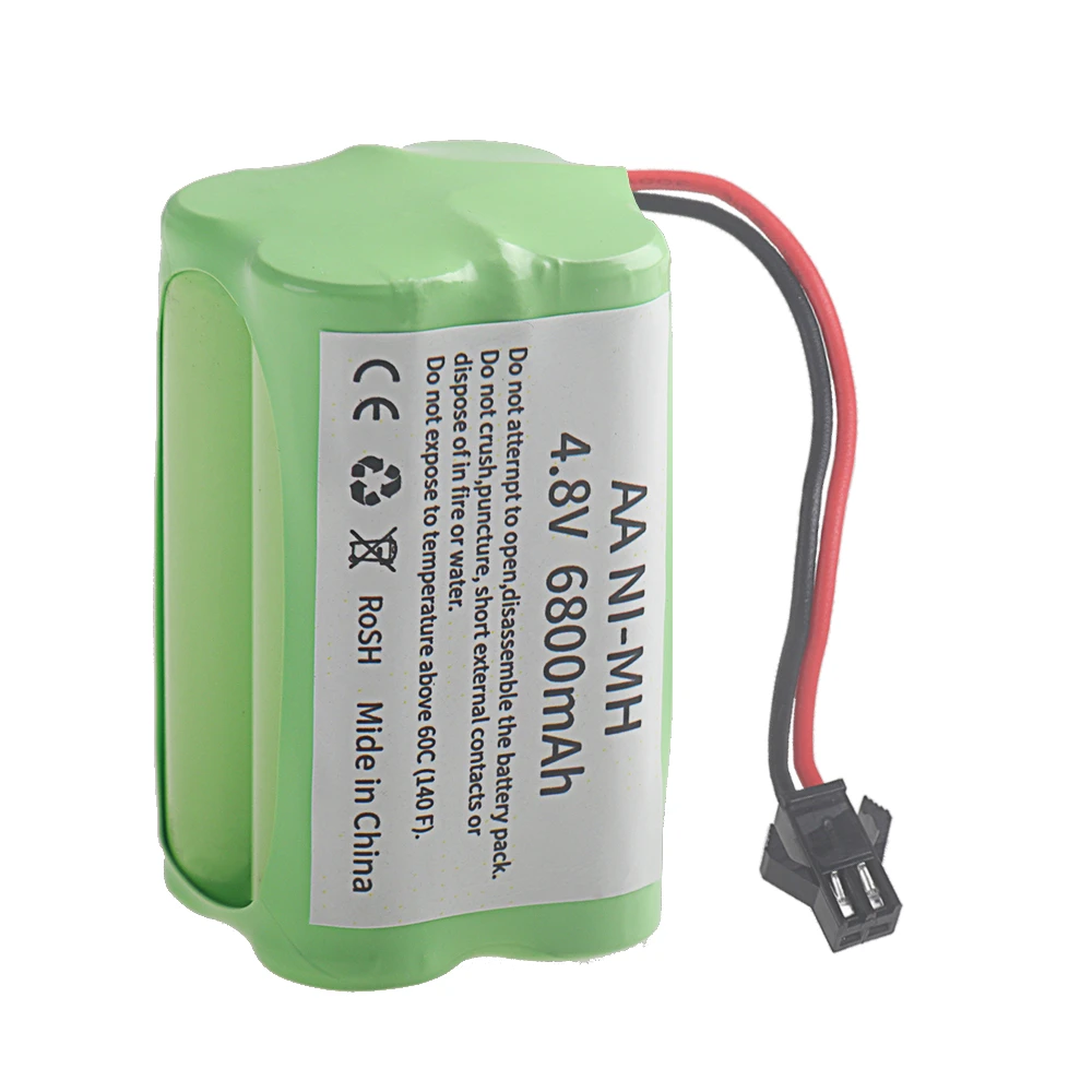 NI-MH 6800mAh 4.8V 4 * AA แบตเ - Rechargeable Battery Aa บทวิจารณ์และราคา