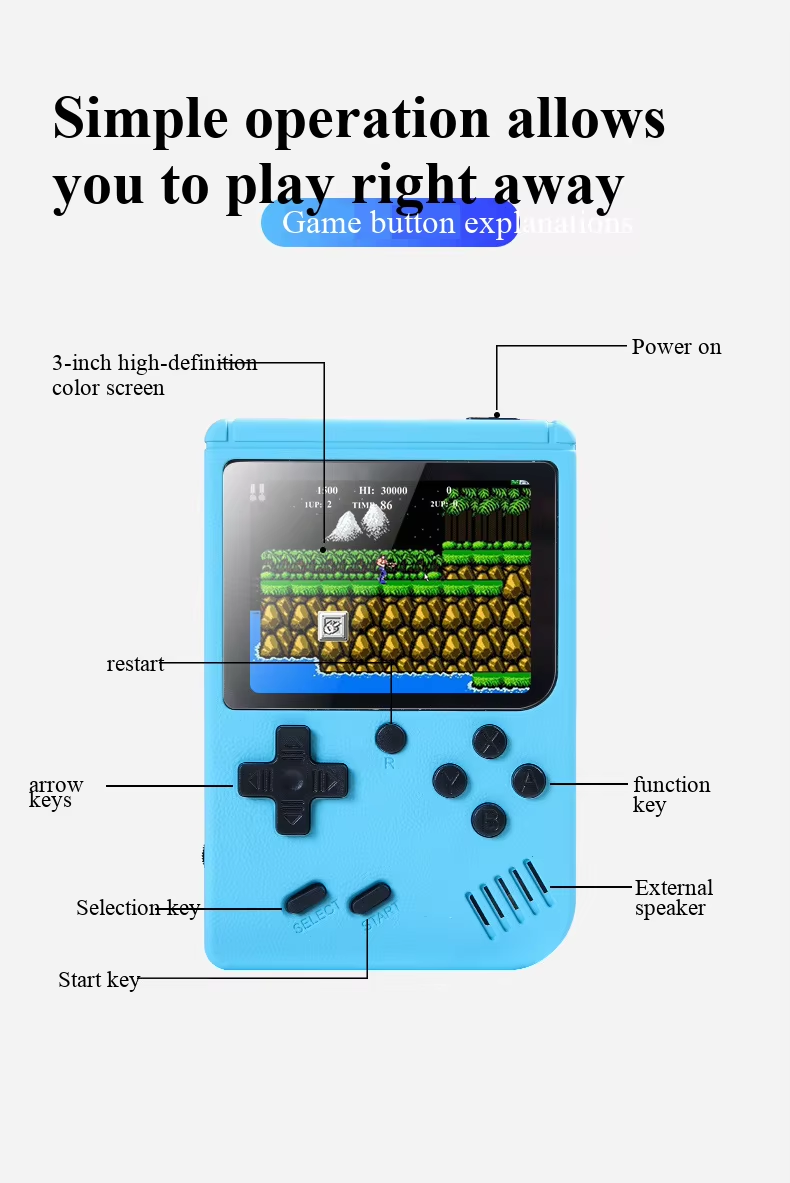 เครื่องเล่นเกมพกพาขนาด 3 นิ้ว  - Retro Gaming Mobile บทวิจารณ์และราคา