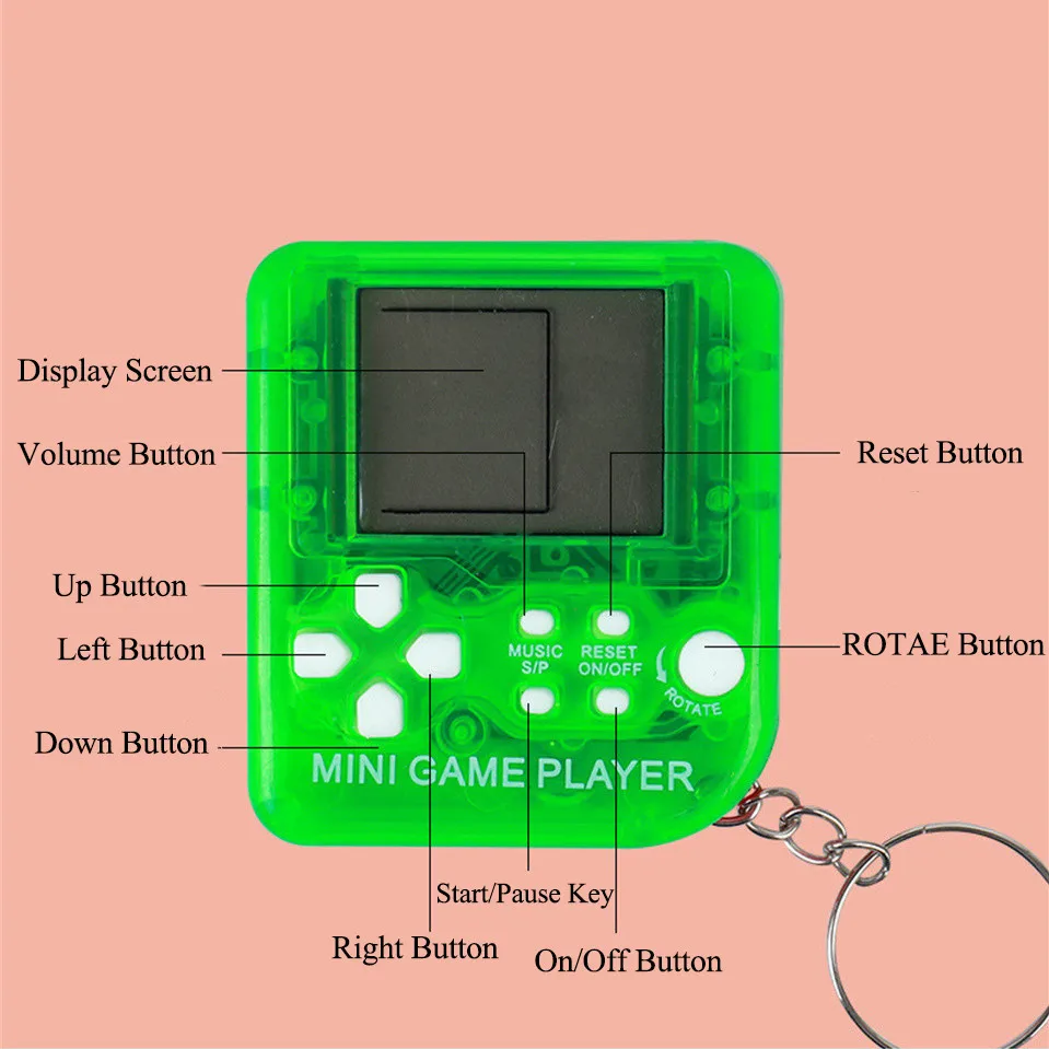 Retro Mini ผู้เล่นเกมมือถือคลา - Retro Gaming Console Lego บทวิจารณ์และราคา