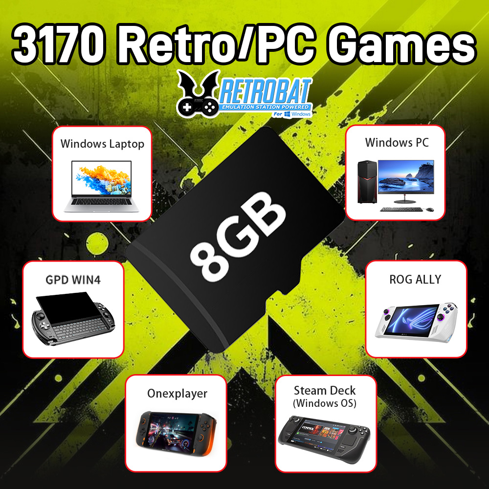 8GB เกม TF Card 3170 Retro/เกม - Retro Gaming Mini Pc บทวิจารณ์และราคา